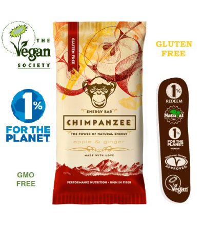 Chimpanzee Energie Riegel Apfel & Ingwer 55g