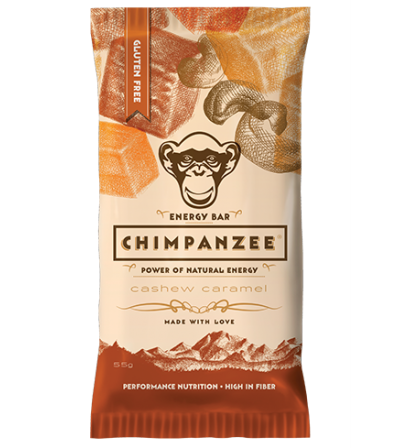 Chimpanzee Energie Riegel Cashew & Karamel 55g